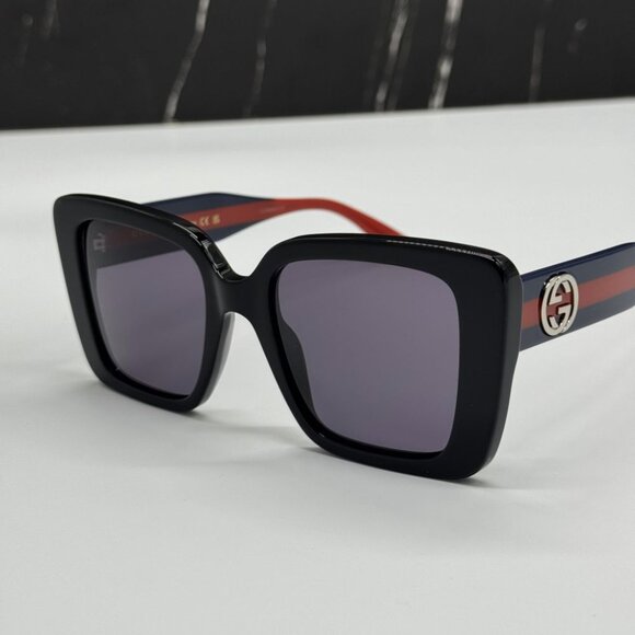 NEW GG1861S 004 GUCCI SUNGLASSES SHINY BLACK WOMEN EYEWEAR GUCCI main image 5